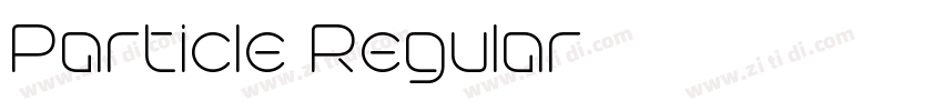 Particle Regular字体转换 Particle Regular字体转换